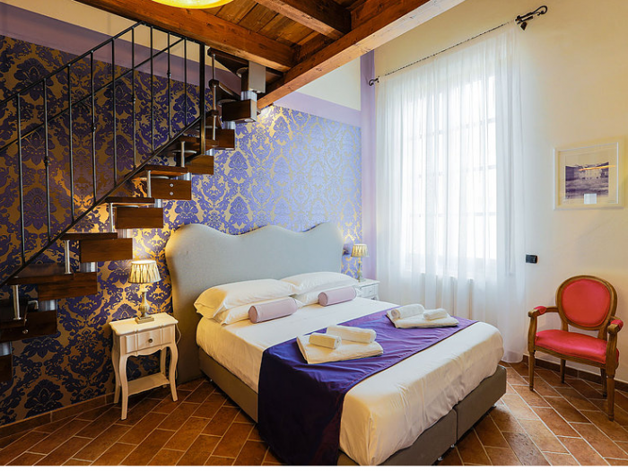 Archisio - Alessandra Fagnani Architetto - Progetto Interior design e decorazione delle pareti di un appartamento storico