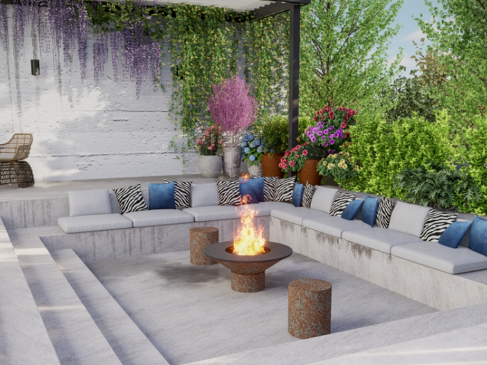 Archisio - Ostuni Giuseppe Pietro - Progetto Angolo relax con piscina