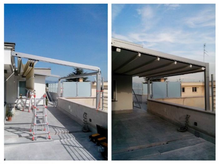 Archisio - Tende Sannino - Progetto Lavori di strutture realizzate