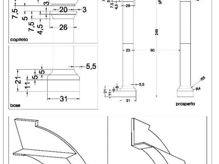 Archisio - Maurizio Loi - Progetto Committente carlo caramanico - restauro e consolidamento fabbricato