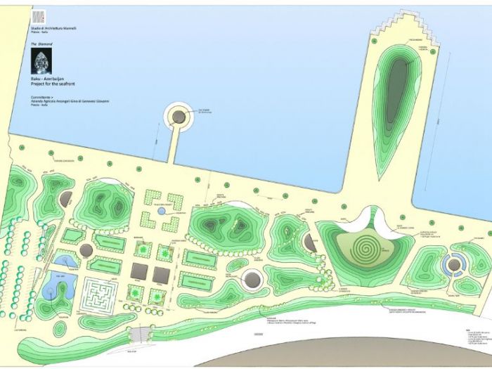 Archisio - Studio Di Architettura Mannelli - Progetto Lungomare di baku azerbaijan