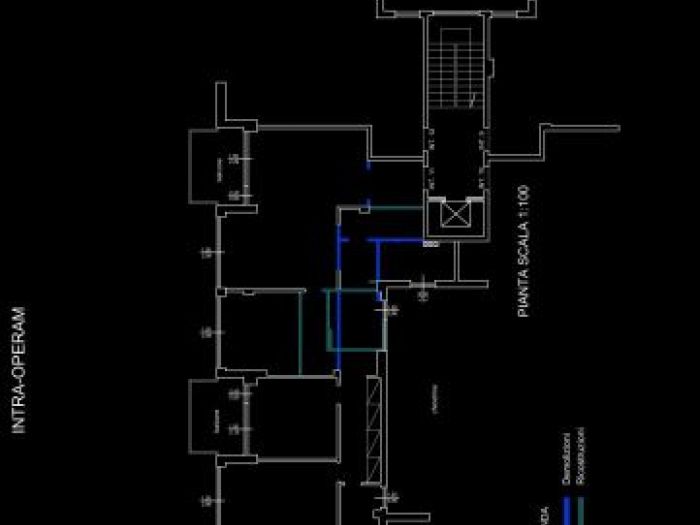 Archisio - Antonio Cardalisco - Progetto Ristrutturazione appartamento roma nord