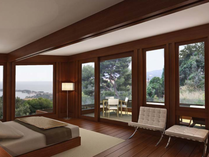 Archisio - Pagano - Progetto Villa in legno costa azzurra