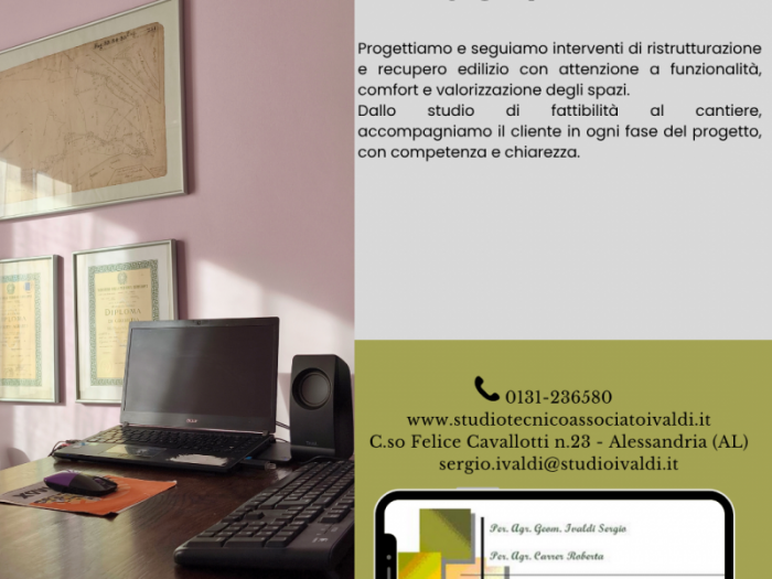 Archisio - Studio Tecnico Associato Ivaldi Carrer - Progetto Recupero di sottotetto ai fini abitativi