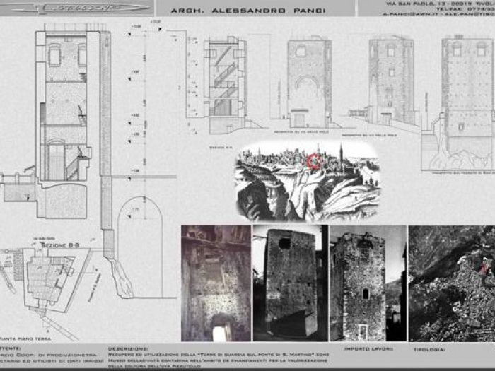 Archisio - Pstudio - Progetto Recupero utilizzazione della torre di guardiaMuseo della civilt contadina