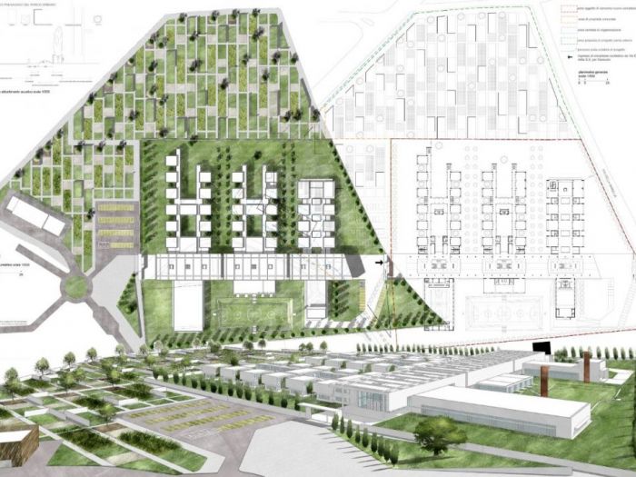 Archisio - Marco Mazzella - Progetto Concorso complesso scolastico