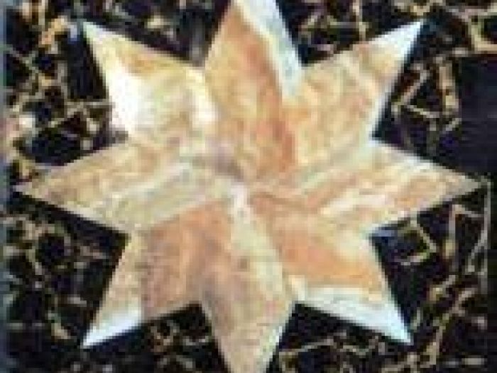 Archisio - Guglielmi Marmi Snc - Progetto Decoro mosaico su rosa portogallo decoro parquet decoro stella decoro geometrico decoro pavimento