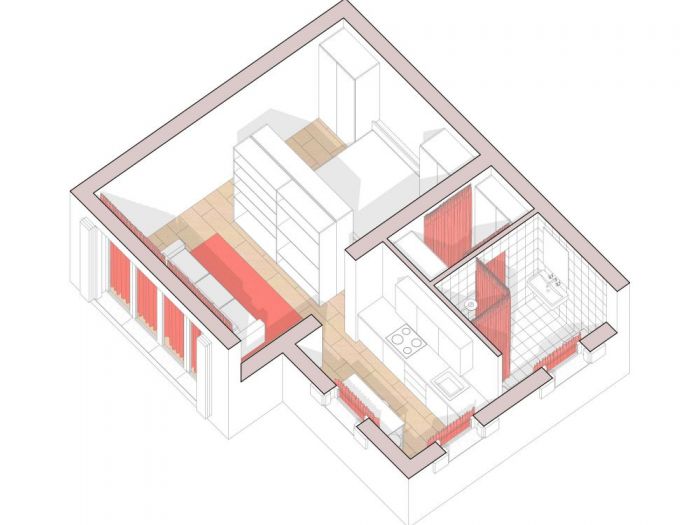 Archisio - Architetturartigiana - Progetto Curtain house