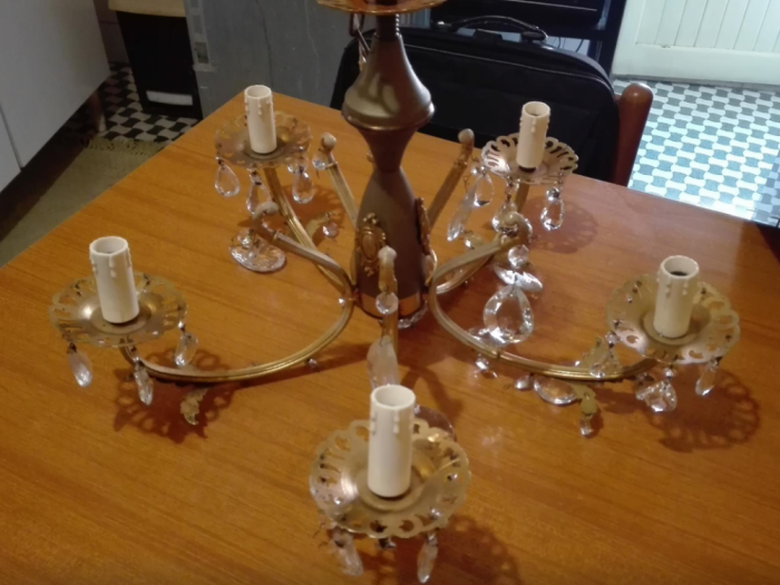 Archisio - Immateria - Progetto Lampadario ed applique relookati