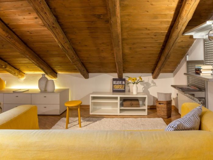 Archisio - Dettagli Home Staging Silvia Marcheselli - Progetto Mansarda in casolare antico nei dintorni di bologna