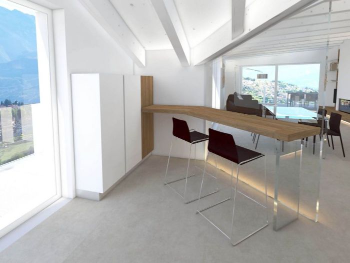 Archisio - Studio Lucadello Stocco Architetti Associati - Progetto Progettazione e realizzazione di arredamento interno per attico