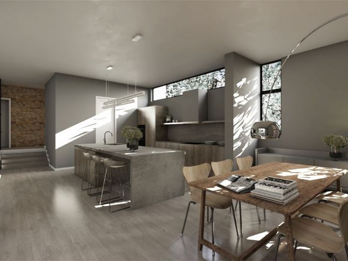 Archisio - Marika Forchia - Progetto Render struttura esterna e interna progettazione dinterni per il mio cliente in australia