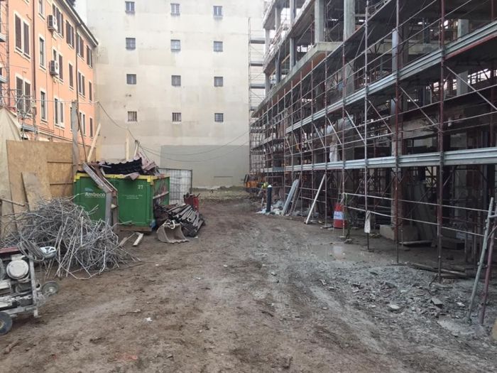 Archisio - Lamuraingegneria Cantiere - Progetto Residenza a parco solari milano