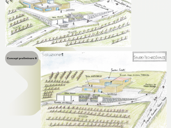 Archisio - Studio Tecnico Associato Ivaldi Carrer - Progetto Architettura in vigna