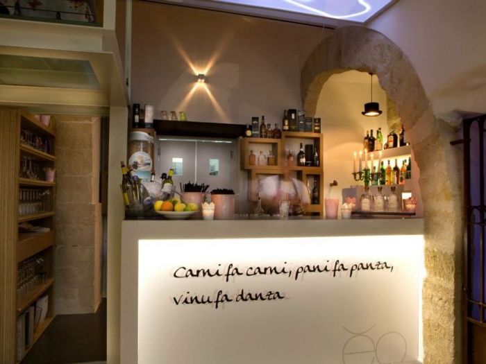 Archisio - Lay-out Design Point Di Santi Danna - Progetto o wine bar
