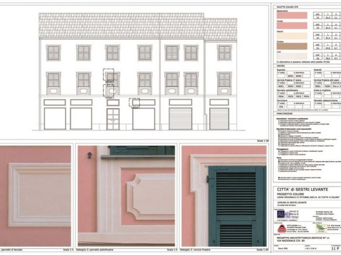 Archisio - Fabio Postani - Progetto Progetto colore di sestri levante