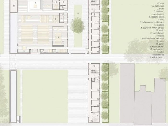 Archisio - Brau Battistelli Roccheggiani Architetti Associati - Progetto Parrocchia s Giacomo