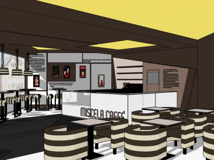 Archisio - Gianluca Bernardini - Progetto Concept caffetteria