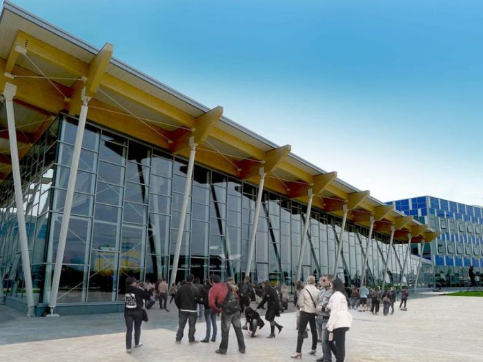 Archisio - Carmadesign srl - Progetto Factory headquarter showroom canteen landscape