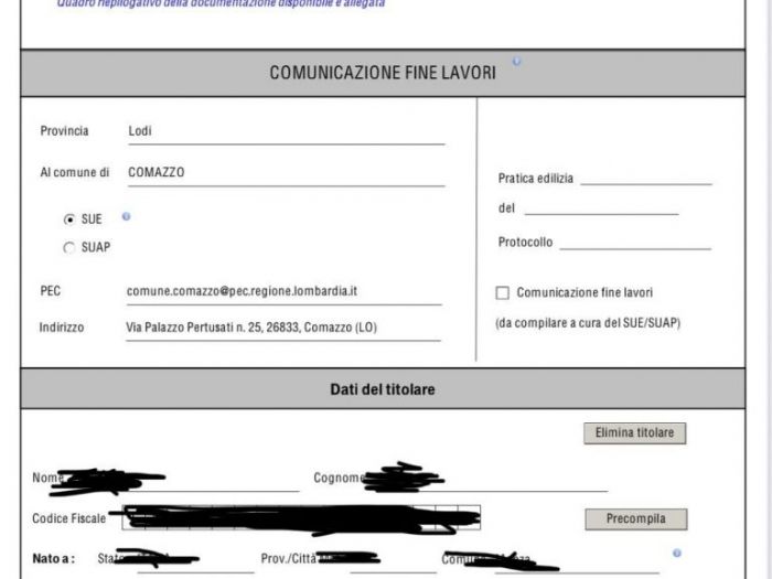 Archisio - Geometra Luigi Amato - Progetto Pratiche edilizie e catastali eseguite in lombardia