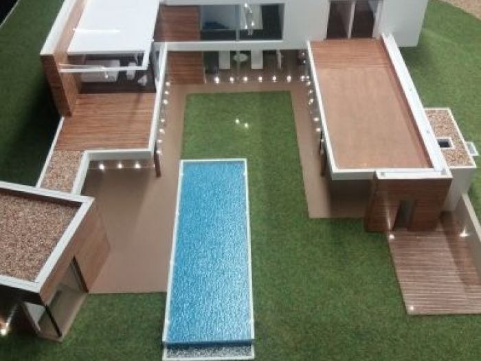 Archisio - Plastici Rocchi - Progetto Plastico villa san mauro