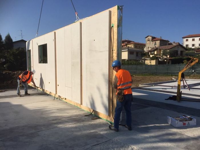 Archisio - Bclegno - Progetto Palazzine in xlam