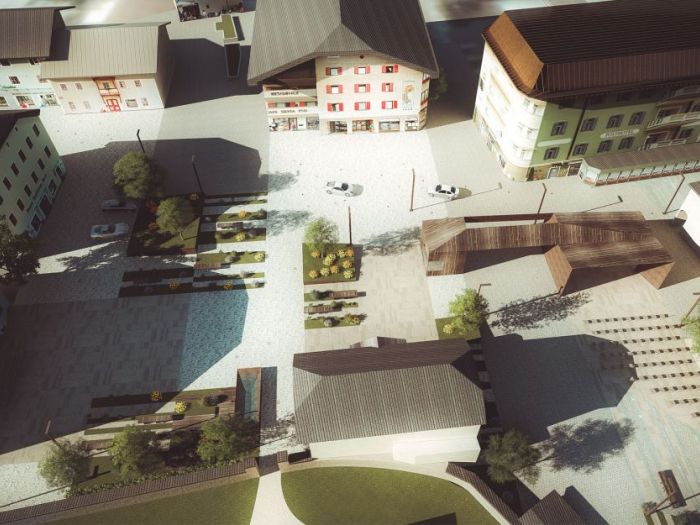 Archisio - Manuel Benedikter - Progetto Piazza del villaggio di san candido