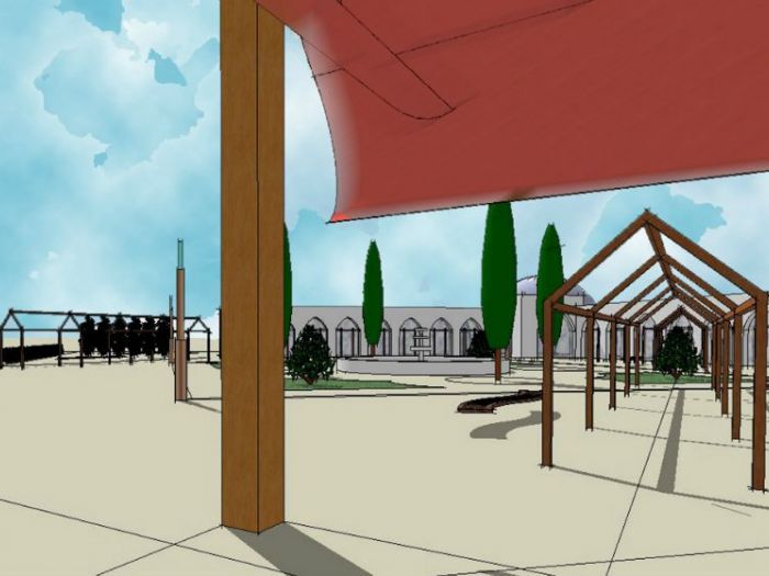 Archisio - Studio Di Architettura Mannelli - Progetto Ristrutturazione giardino presso la moschea di yedikule istanbul turkey