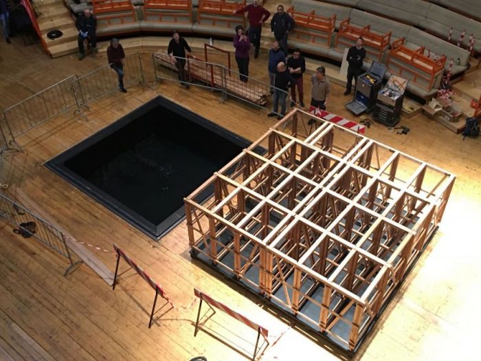 Archisio - Forme Dacqua - Progetto Vasca di scena hamlet piccolo teatro studio melato milano