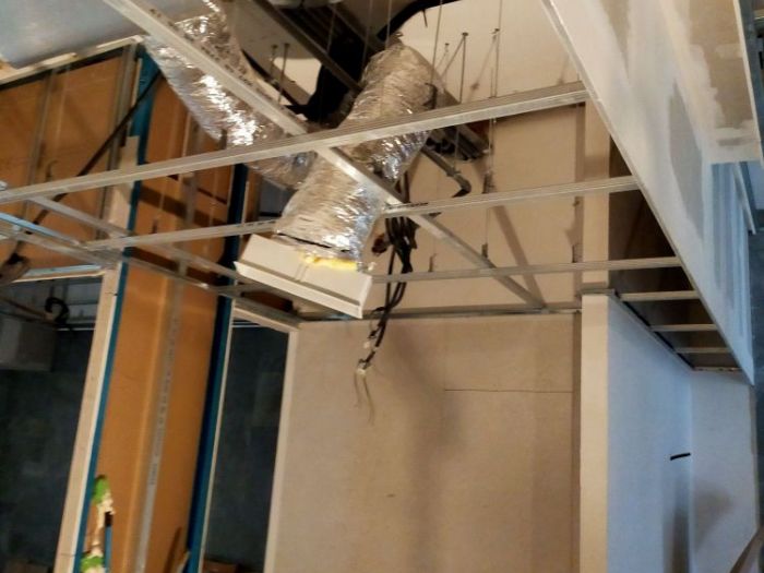 Archisio - Michele Gallo - Progetto Tubazione faretti e strip led sotto al soffitto