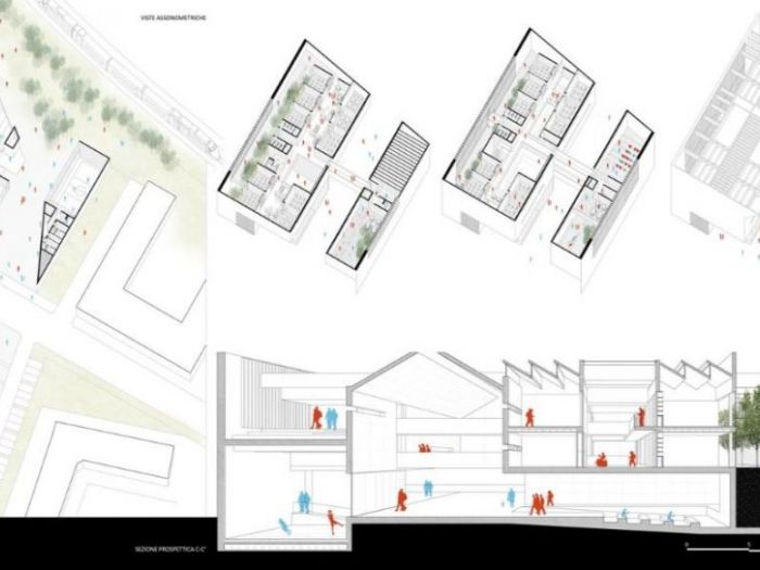 Archisio - Davide Fratoni - Progetto Concorso scuole innovative liceo socio pedagogico