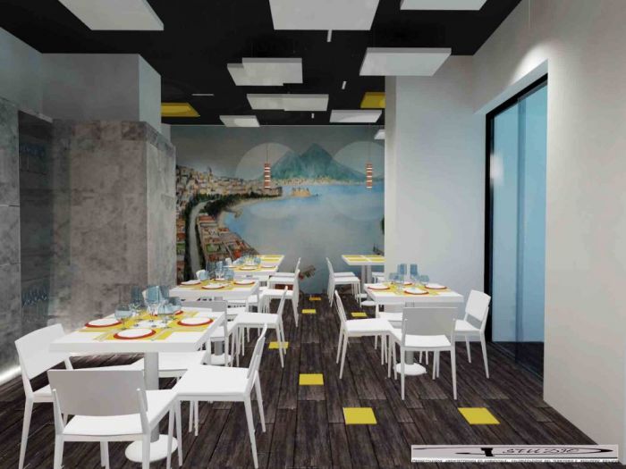 Archisio - Pstudio - Progetto Ristorante- pizzeria romana