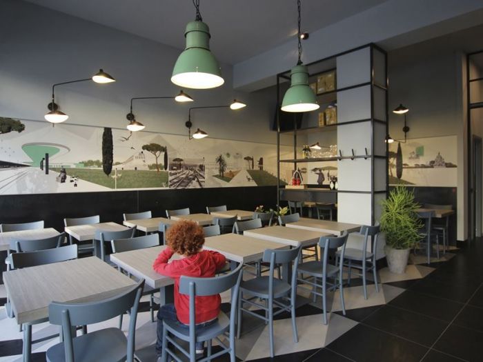 Archisio - Architectural Make Up - Progetto DazizioRestaurant - barArch massimo viti arch francesca amore