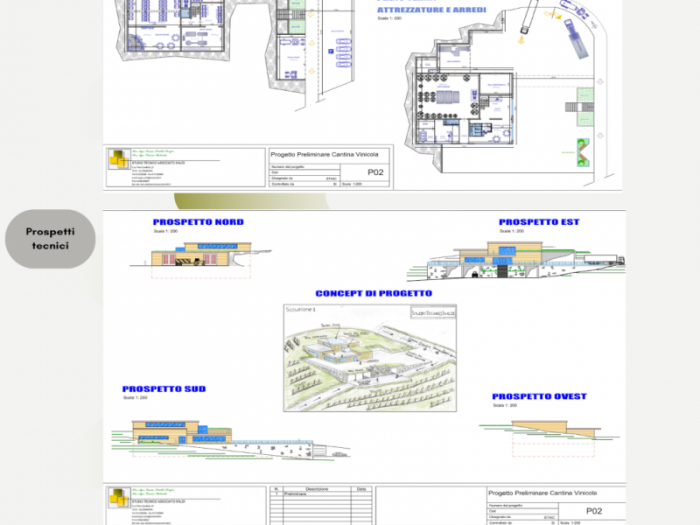 Archisio - Studio Tecnico Associato Ivaldi Carrer - Progetto Architettura in vigna