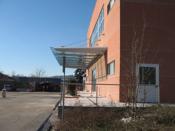 Archisio - Studio Costa Progettazioni - Progetto Agusta westland a finmeccanica company - pensiline esterne