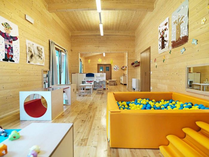 Archisio - Rubner Haus - Progetto Struttura prefabbricata ruben house - asilo nido