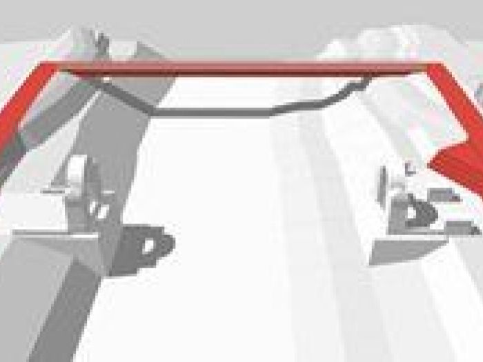 Archisio - Simone Inverizzi - Progetto Concorso di progettazione per un nuovo ponte ciclo-pedonale nella sede del ponte leopoldo ii