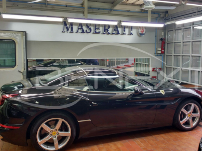 Archisio - Be Next srl - Progetto Progetto illuminazione led carrozzeria e centro auto roma