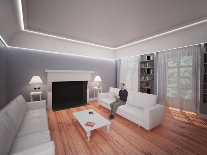 Archisio - Francesco Antoniazza - Progetto Restyling soggiorno edificio primo 900