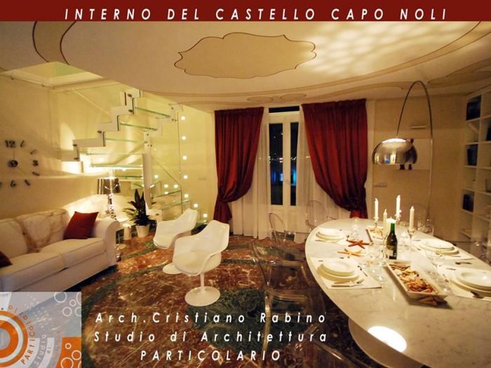 Archisio - Cristiano Rabino - Progetto Appartamento nel castello di capo noli sv