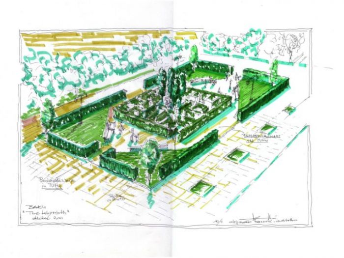 Archisio - Studio Di Architettura Mannelli - Progetto Lungomare di baku azerbaijan