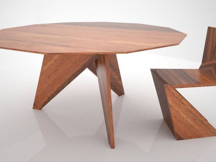 Archisio - Onda Arredamenti - Progetto Tavolini sedie mensole armadi arredo casa e rivestimento in legno per yacht