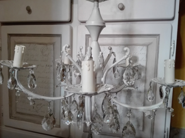 Archisio - Immateria - Progetto Lampadario ed applique relookati