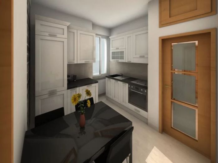 Archisio - Gesino Macrina - Progetto Nuova distribuzione degli spazi interni di un appartamento cavour - roma2014