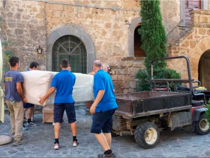 Archisio - Grazini Traslochi - Progetto Trasloco in civita di bagnoregio