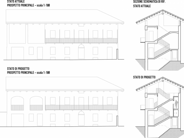 Archisio - Studio Ferretti - Progetto Recupero di un casale