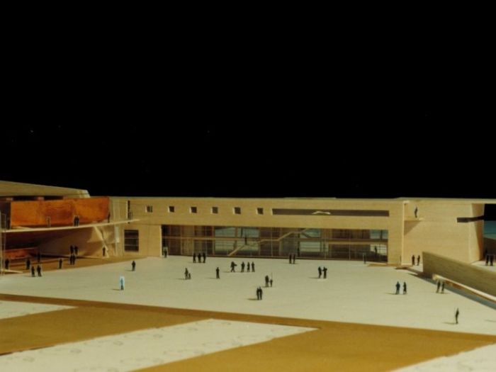 Archisio - Marco Mazzella - Progetto Concorso teatro-biblioteca-complesso residenziale