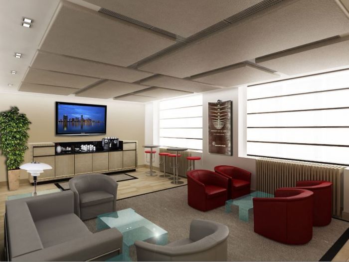 Archisio - Studio Costa Progettazioni - Progetto Agusta westland a finmeccanica company - lounge piloti