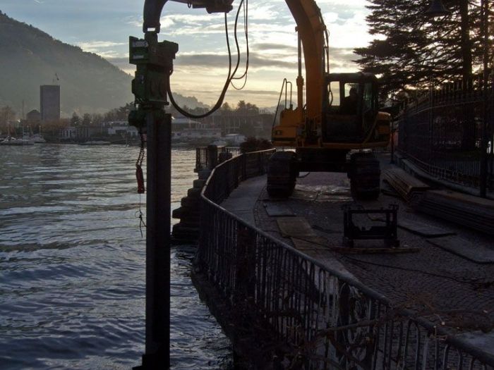 Archisio - Acquistapace Daniele Snc - Progetto Infissione di palancole