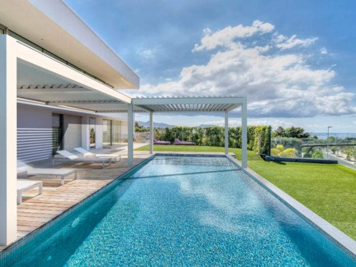 Archisio - Idea Tenda - Progetto Strutture autoportanti addossate pergolati